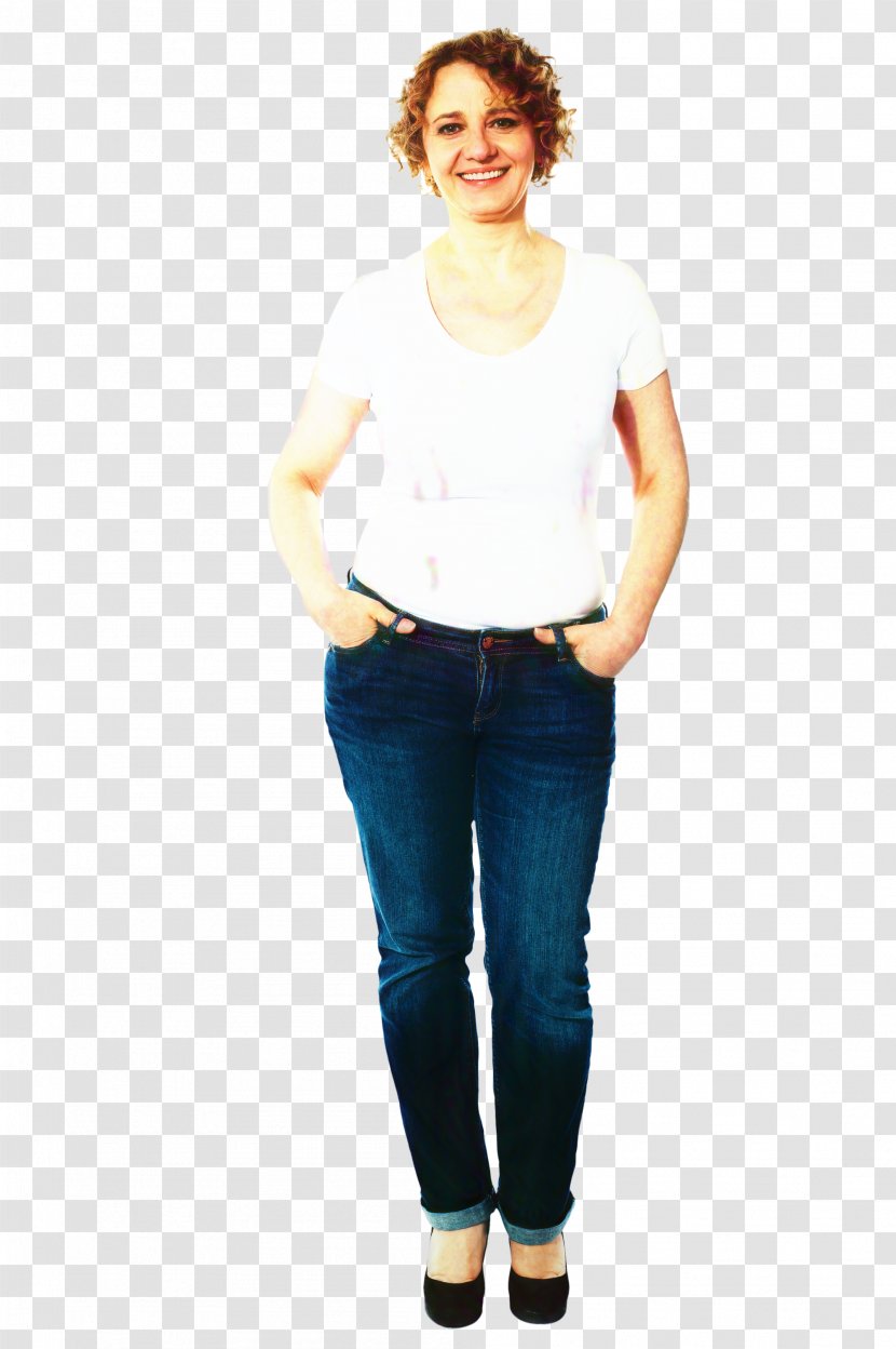 Woman Image Photography Female - Standing - Denim Transparent PNG
