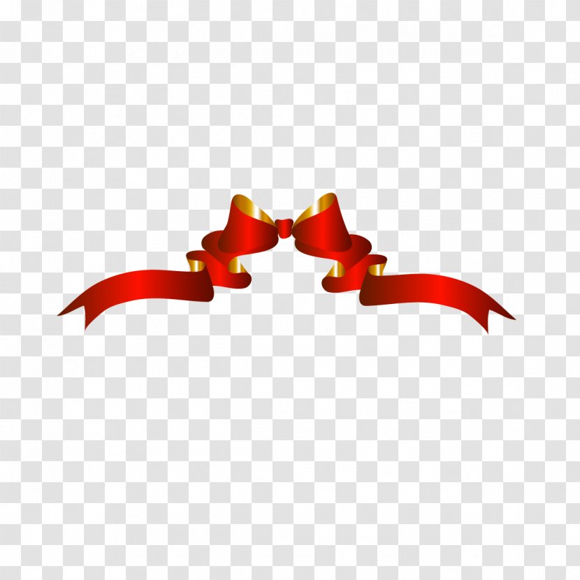 Christmas Download Clip Art - Red - Ribbon Transparent PNG