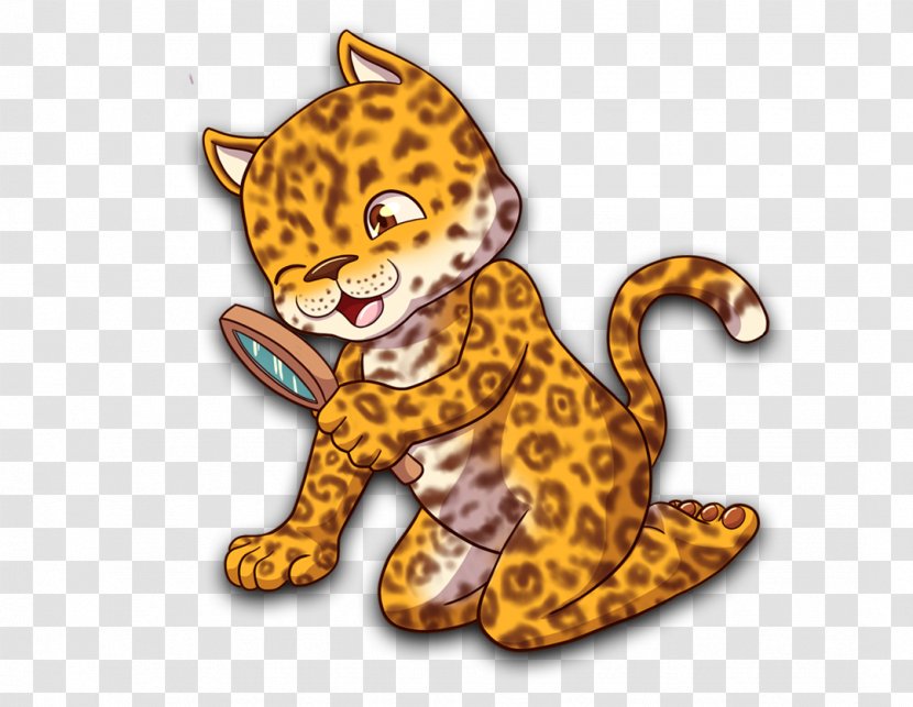 Leopard Cat Tiger Illustration Cartoon - Wildlife Transparent PNG