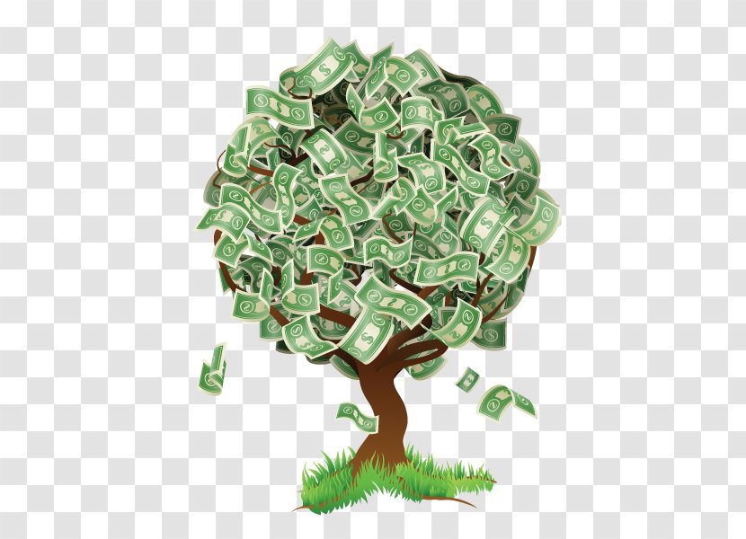 Money United States Dollar Royalty-free Clip Art - Tree Transparent PNG
