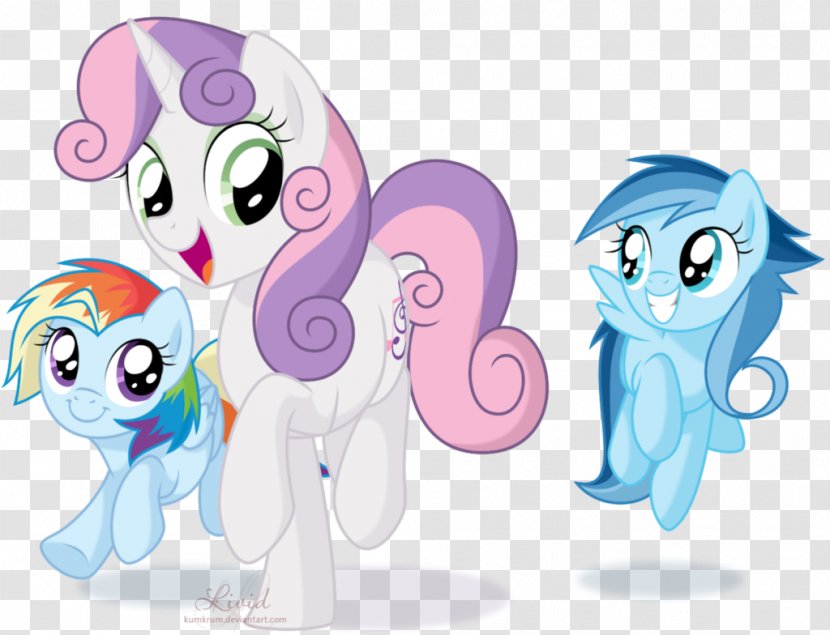 My Little Pony Rainbow Dash Foal Horse - Tree Transparent PNG