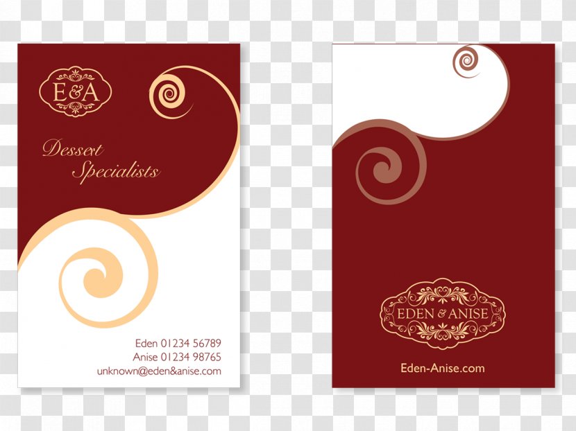 Logo Brand Font - Text - Flower Business Card Design Transparent PNG