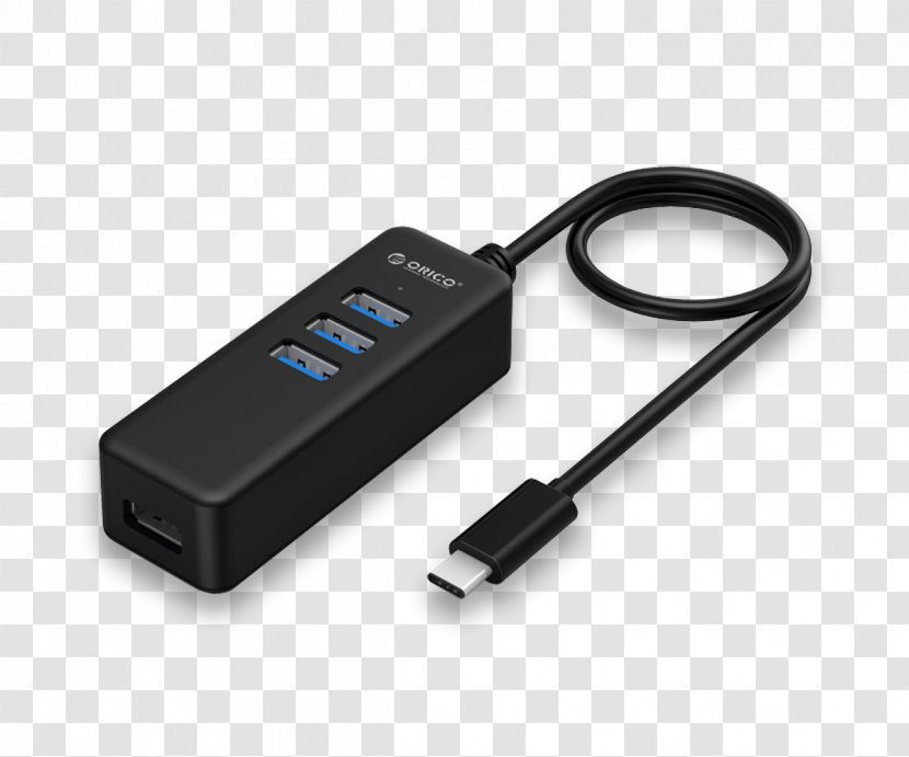 Adapter USB 3.0 U3 Hub - Data Transfer Cable Transparent PNG