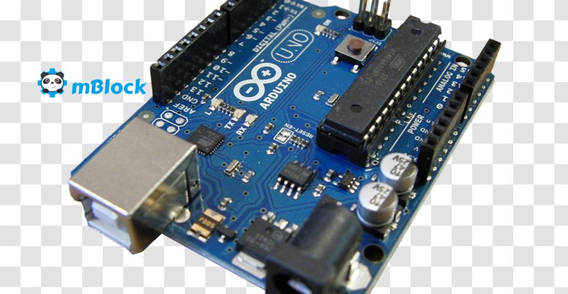 Arduino Uno ATmega328 Atmel AVR - Transistor Transparent PNG
