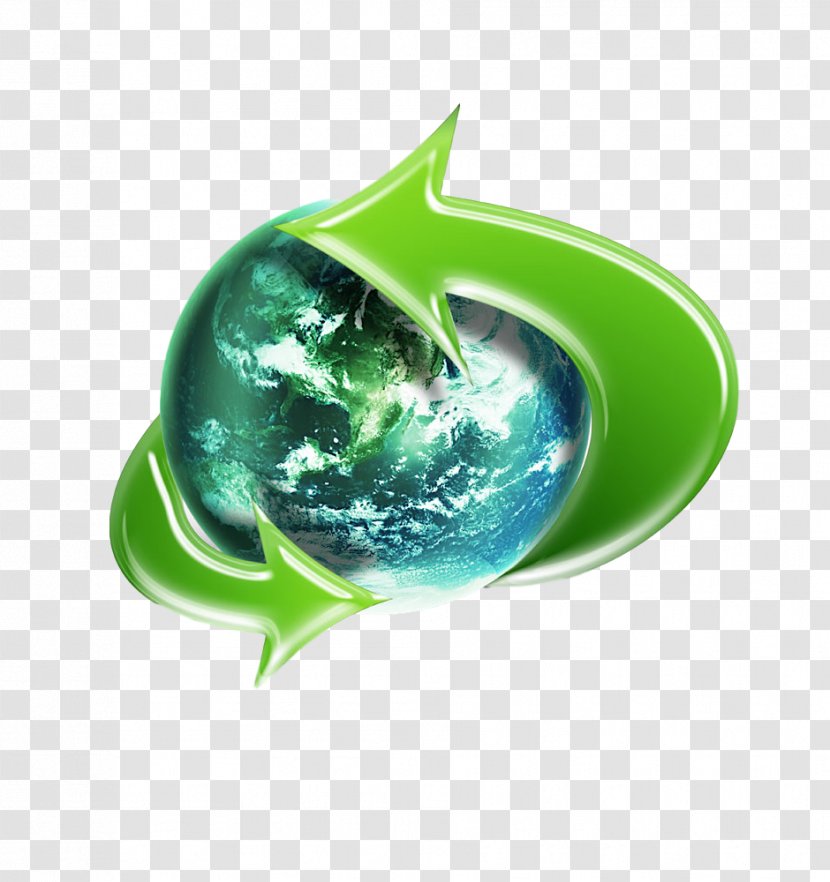 Earth Day Save The World - Green - Planet Transparent PNG