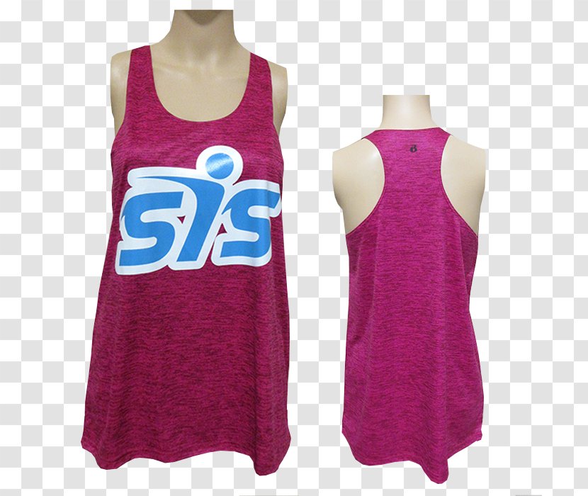 Gilets T-shirt Sleeveless Shirt Pink M - T - Personalized Summer Discount Transparent PNG