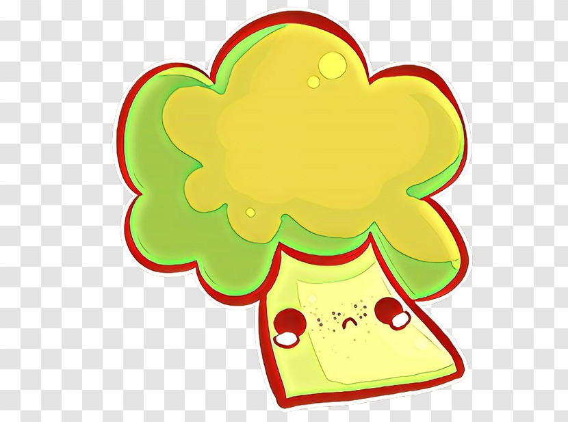 Green Yellow Heart Symbol Transparent PNG