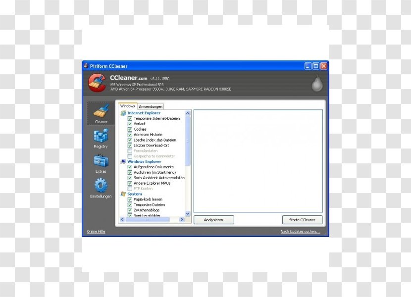 Computer Program Screenshot Security Awareness CCleaner - Text Transparent PNG
