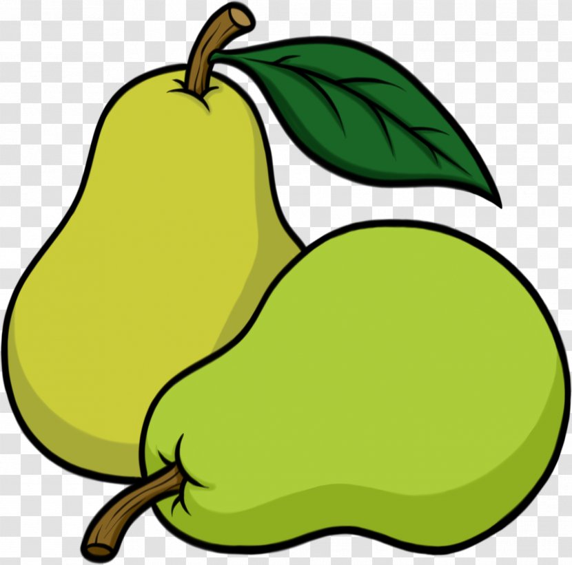 Pear Drawing Clip Art - Leaf Transparent PNG