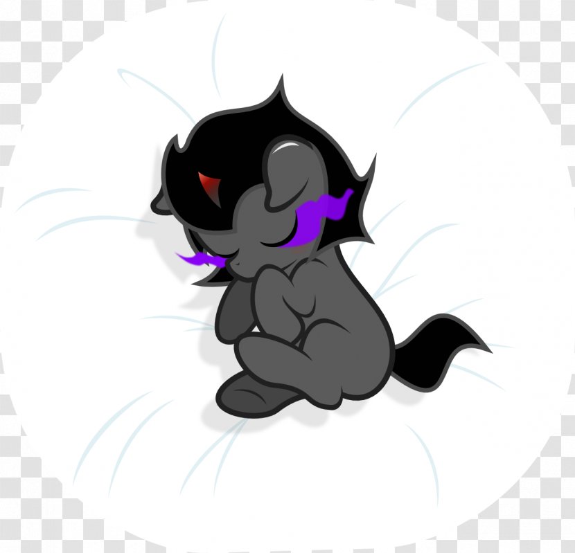 Whiskers King Sombra Fan Art Pinkie Pie Pony - Violet - Cute Sleeping Bat Drawing Transparent PNG