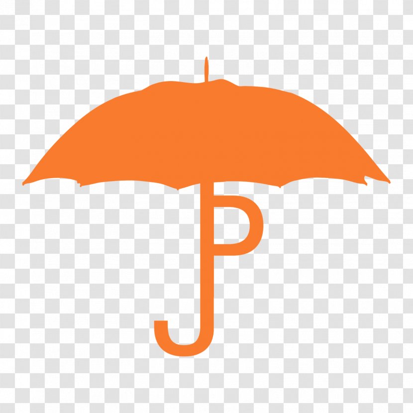 Umbrella Leisure Emergency Clip Art - Orange Transparent PNG