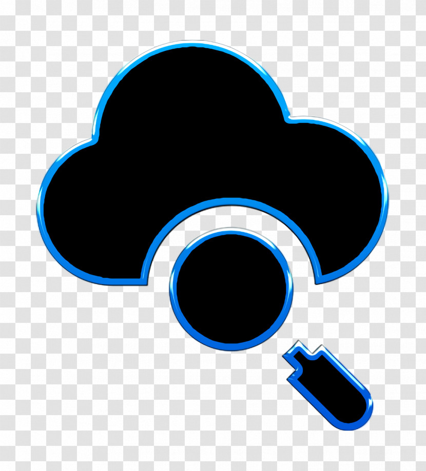 Cloud Icon Search Icon Transparent PNG