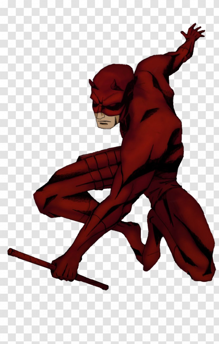 Daredevil Bruce Banner Drawing Marvel Comics - Red Transparent PNG