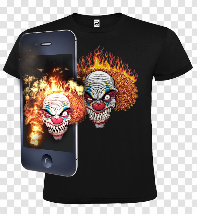 T-shirt Clown Sleeve Font - Top - 3d Transparent PNG