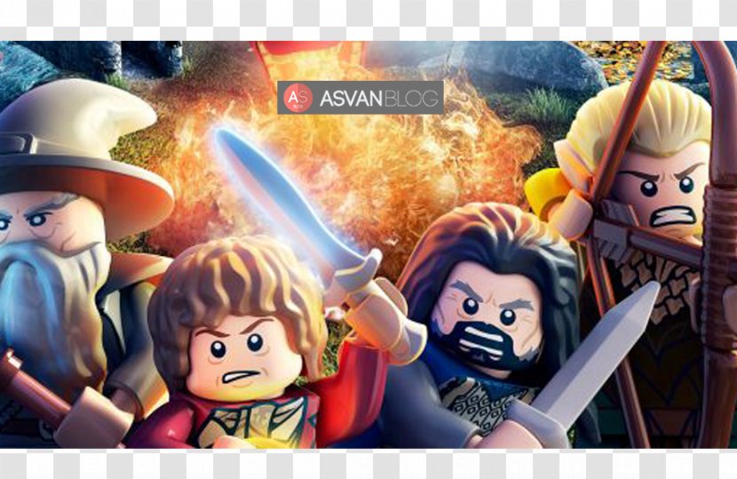 Lego The Hobbit Smaug Thorin Oakenshield Video Game - Cracked Earth Transparent PNG