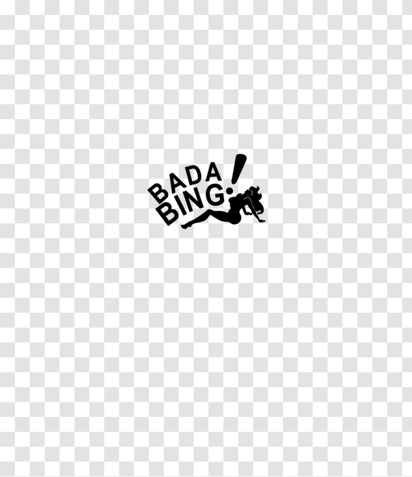 Logo Bada Bing Brand White Font - Sopranos Transparent PNG