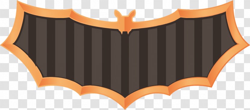 Bat Frame Halloween - Logo - Brown Transparent PNG