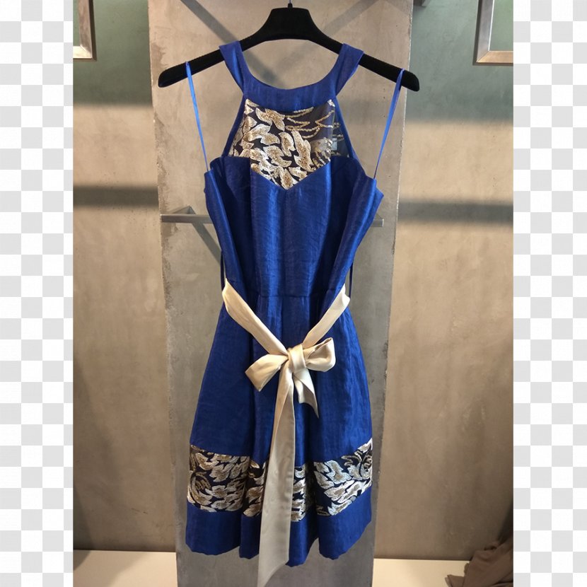 Dress Neck - Cobalt Blue Transparent PNG