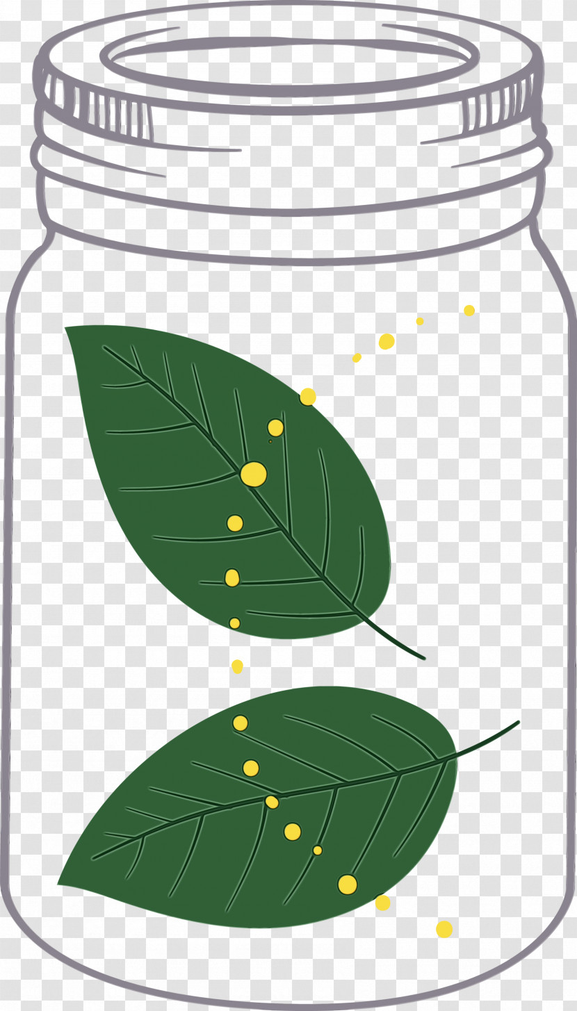 Leaf Green Line Tree Plants Transparent PNG