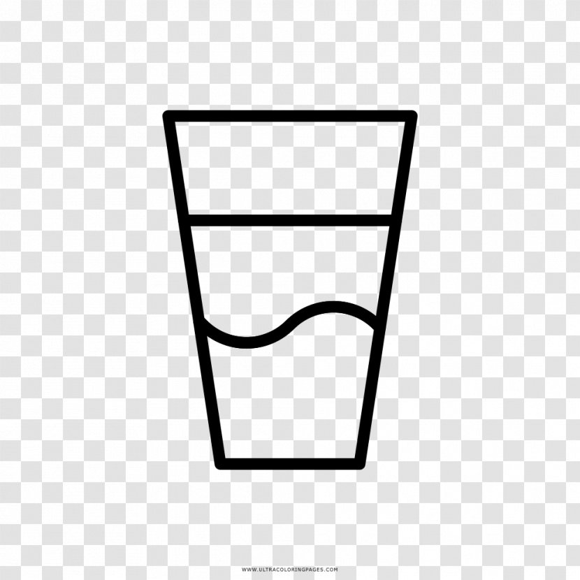 Coloring Book Drawing Water Vase Line Art - Text Transparent PNG
