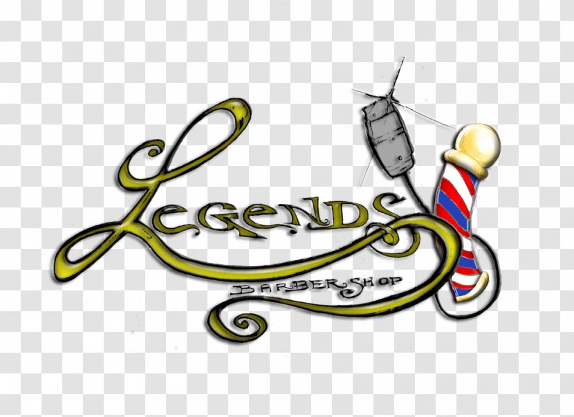 Legends Barber Shop Barbershop Hairstyle Clip Art - Yellow - Images Transparent PNG