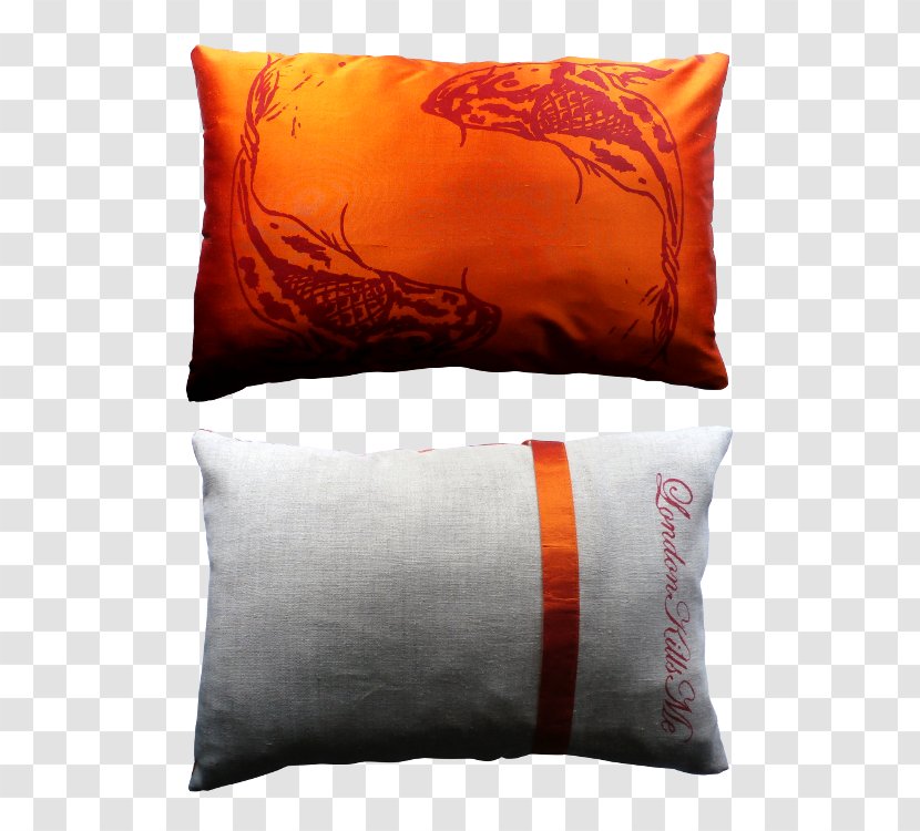 Koi Cushion Throw Pillows Silk - Pillow Transparent PNG