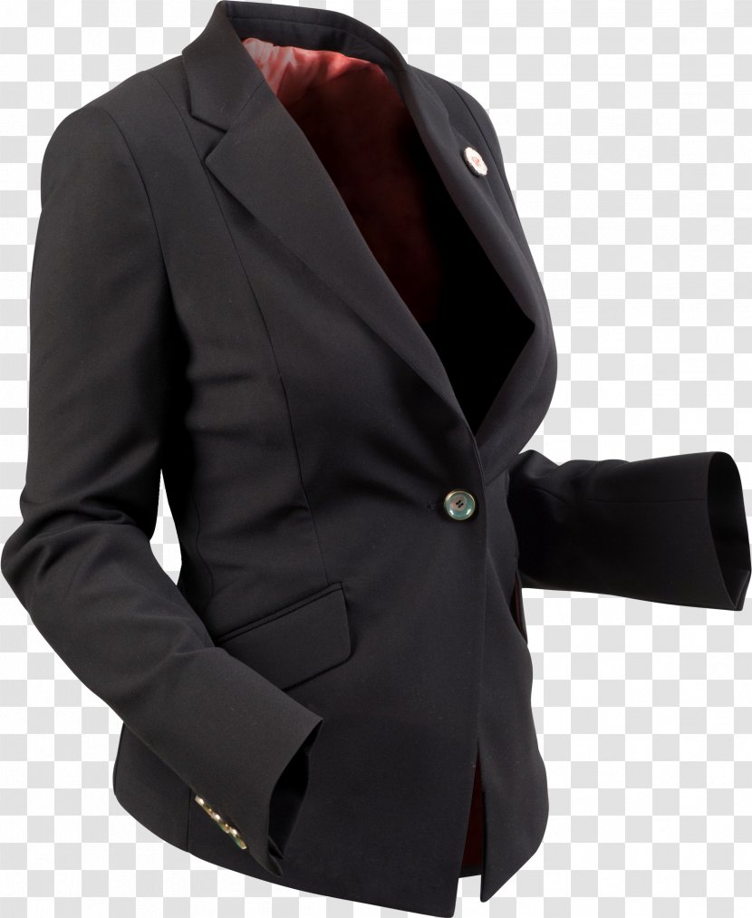 Blazer Button Sleeve Tuxedo M. Transparent PNG