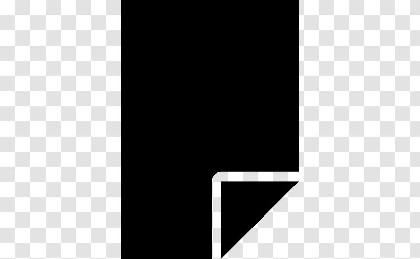 Paper Symbol - Black And White Transparent PNG