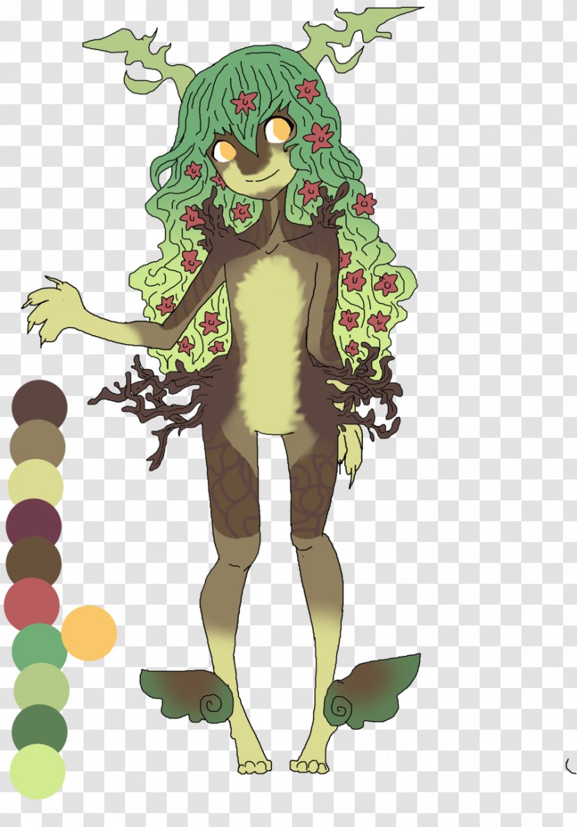 Tree Costume Design Cartoon Flowering Plant - Fictional Character - Mother Nature Transparent PNG