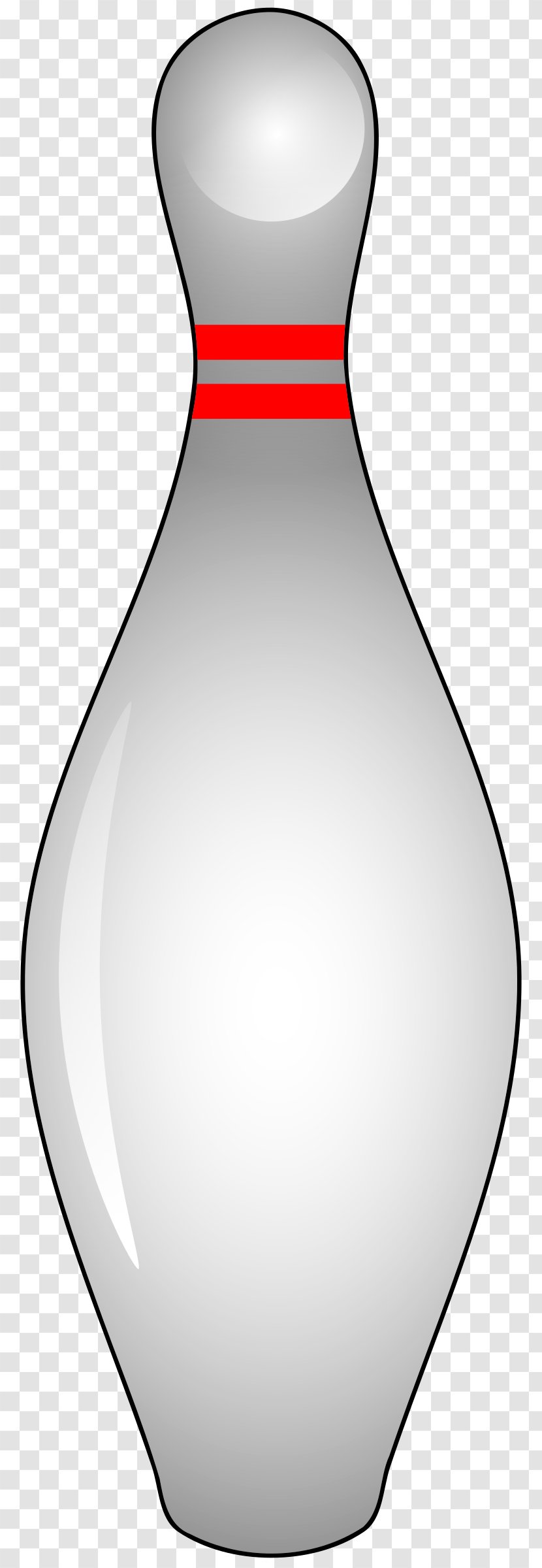 Bowling Pin Ten-pin Balls Clip Art - Heart Transparent PNG