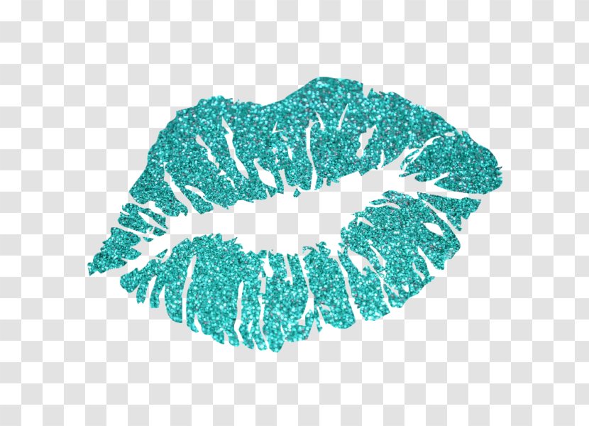 Lip Wall Decal Red Art Clip - Aqua - Kiss Transparent PNG