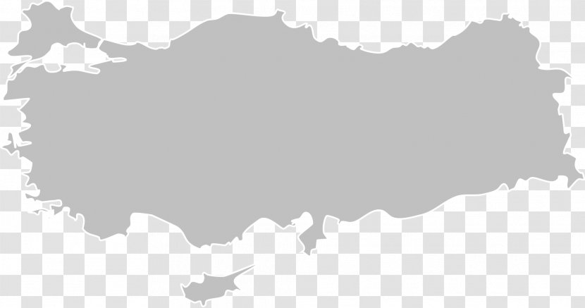 Turkey Blank Map - Flag Transparent PNG