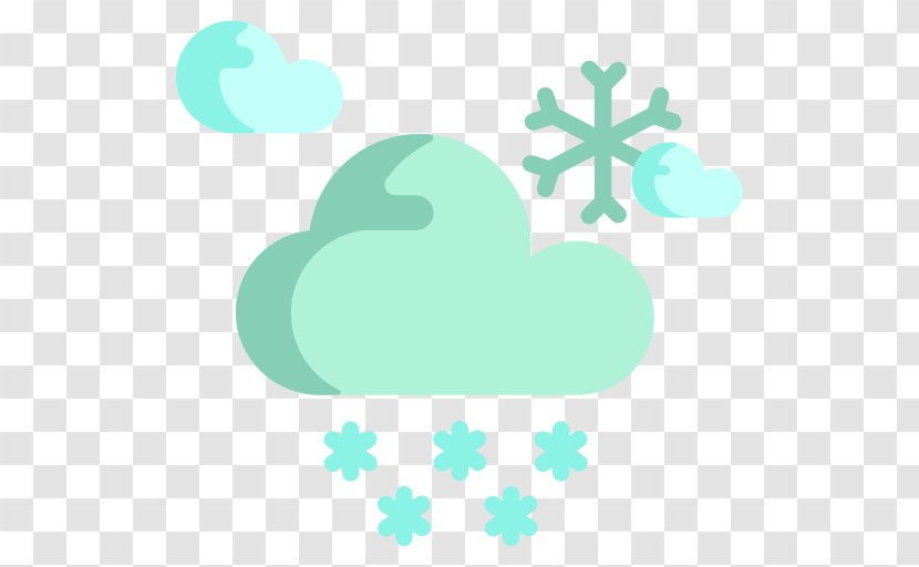 Snowy Weather - Aqua - Symbol Transparent PNG