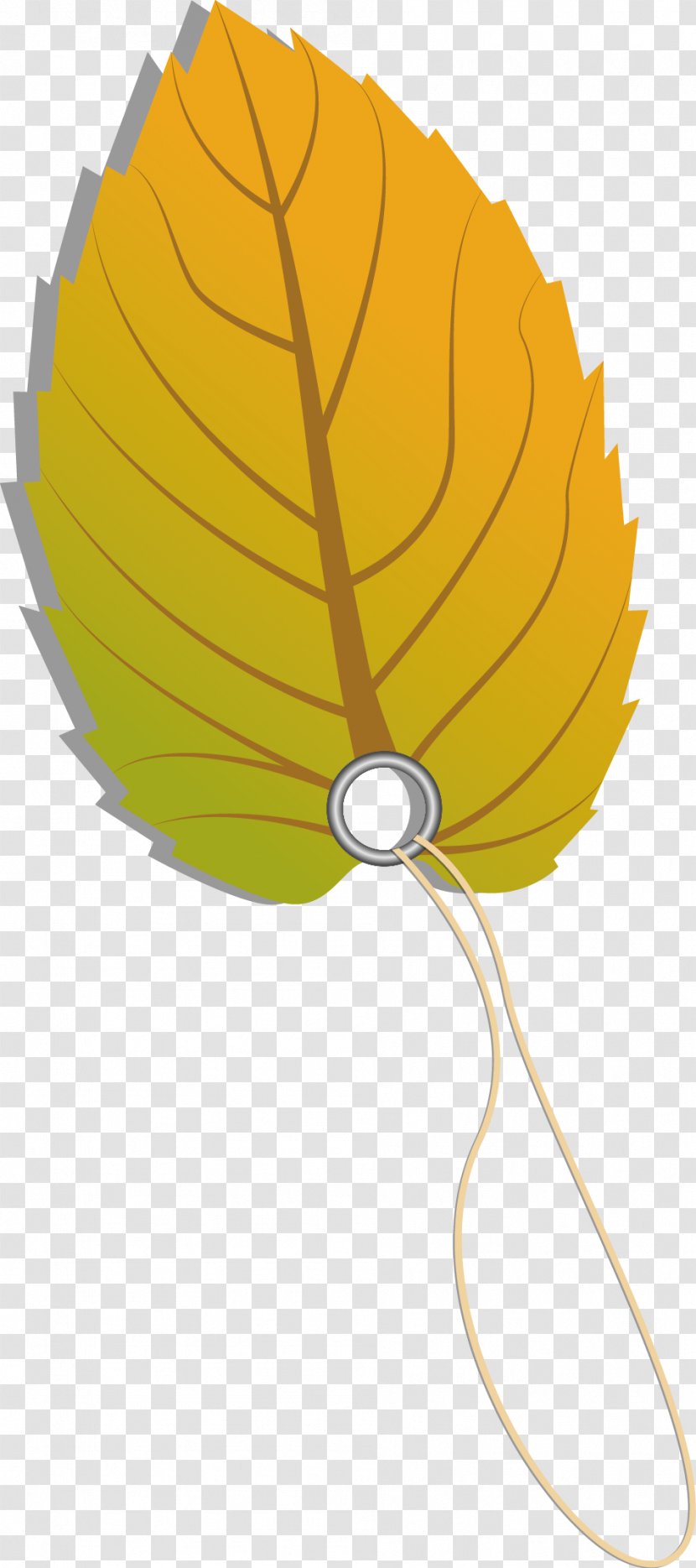 Leaf Clip Art - Plant - Autumn Tag Decoration Design Vector Transparent PNG