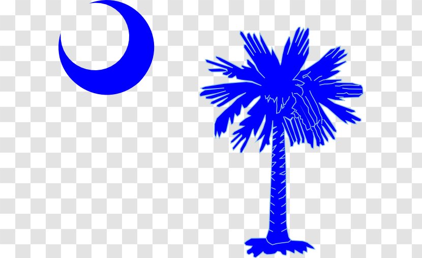 Flag Of South Carolina Sabal Palm Arecaceae Tree - Blue Moon Transparent PNG