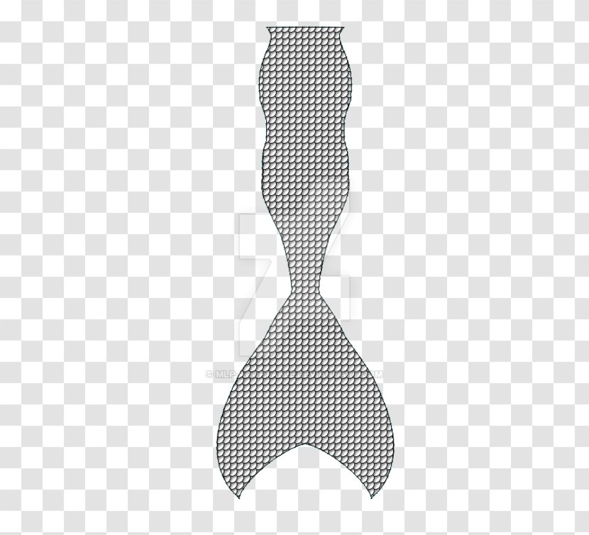 Necktie Line Angle - Mermaid Template Transparent PNG