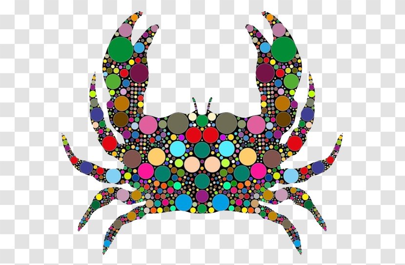 Crab Illustration - Meat - Colorful Feet Transparent PNG