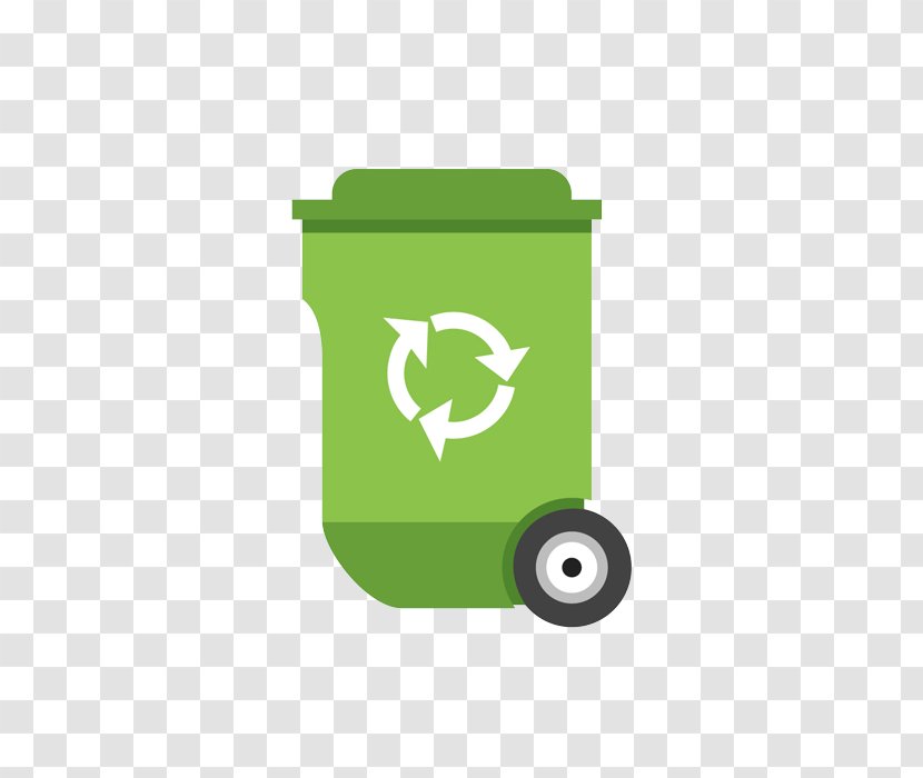 Recycling Bin Rubbish Bins & Waste Paper Baskets - Green - Business Transparent PNG