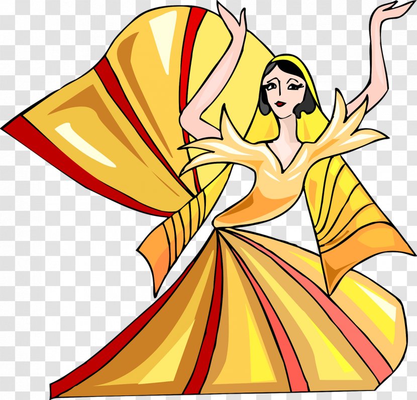 Dancers - Clothing - Yellow Transparent PNG