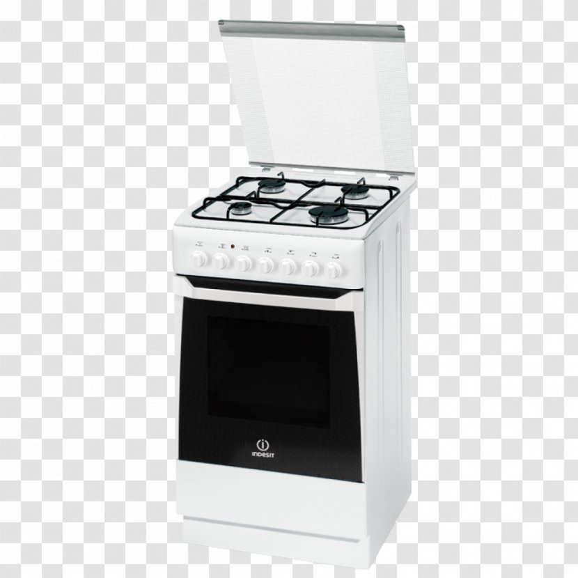 Cooking Ranges Indesit KN1G20S(W)/I Fogão A Gás KN1G2S/I S Branco Co. - Gas Stove - Oven Transparent PNG