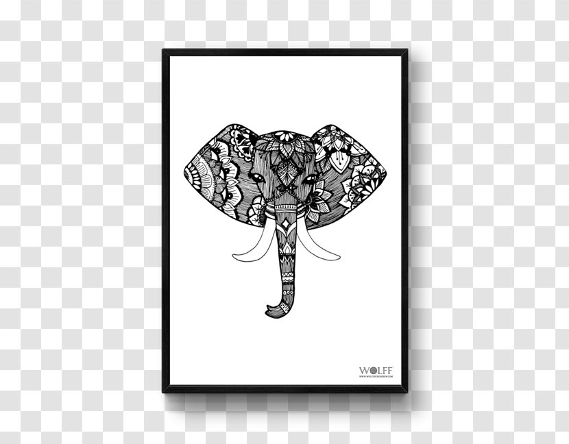 Poster Paper Drawing Visual Arts - Invertebrate - Elephant Mandala Transparent PNG