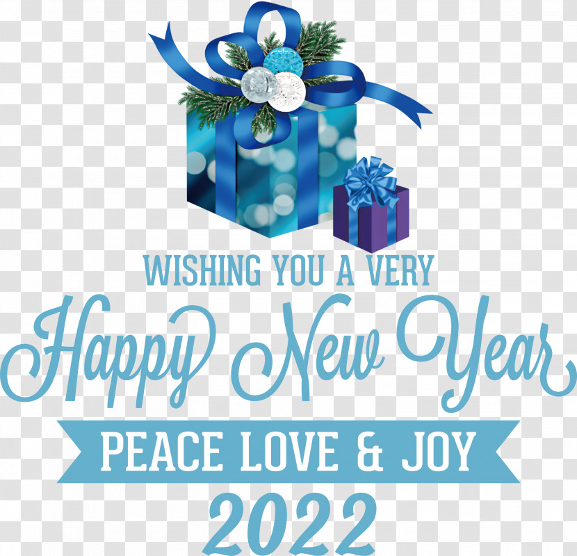 2022 New Year Happy New Year 2022 2022 Transparent PNG