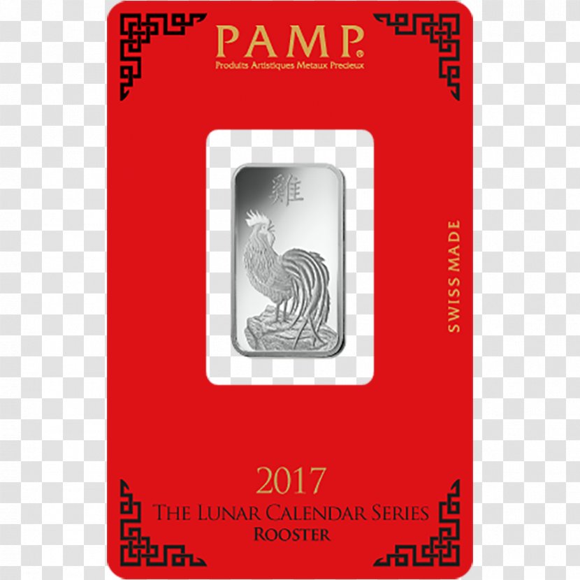 PAMP Gold Bar Bullion Metal - Text - Silver Transparent PNG