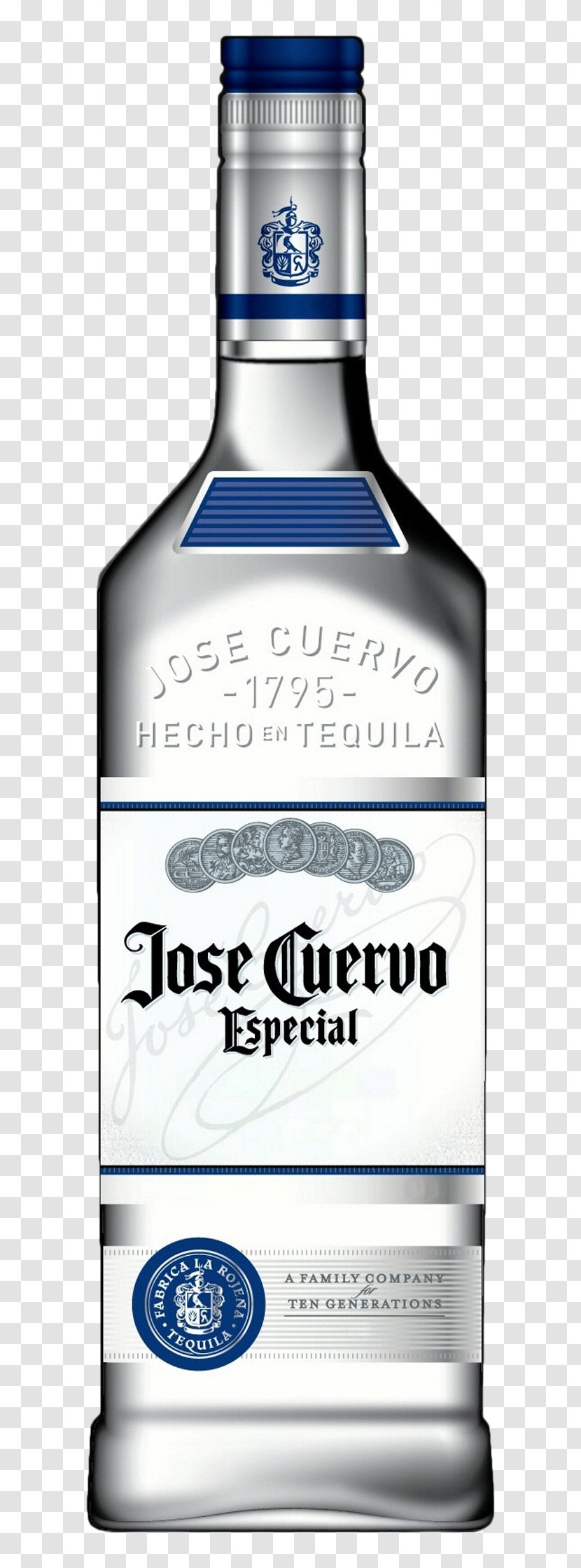 Jose Cuervo Especial Silver Tequila Liquor - Distilled Beverage Transparent PNG