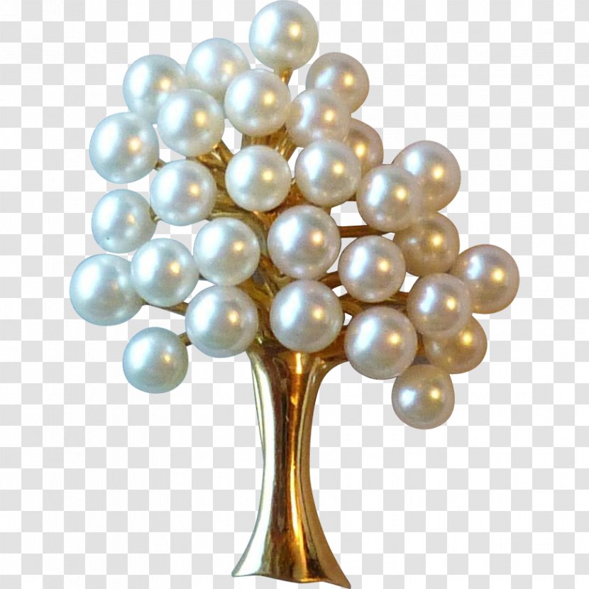 Cultured Pearl Brooch Jewellery Gemstone Transparent PNG