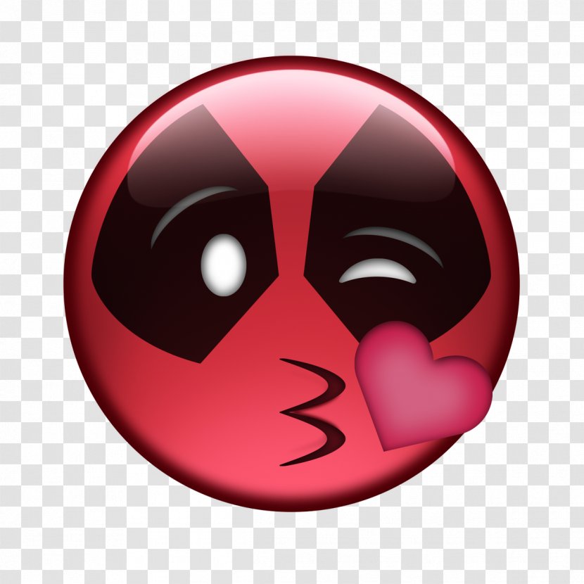 Deadpool YouTube Emoji Film Marvel Comics - Nose Transparent PNG