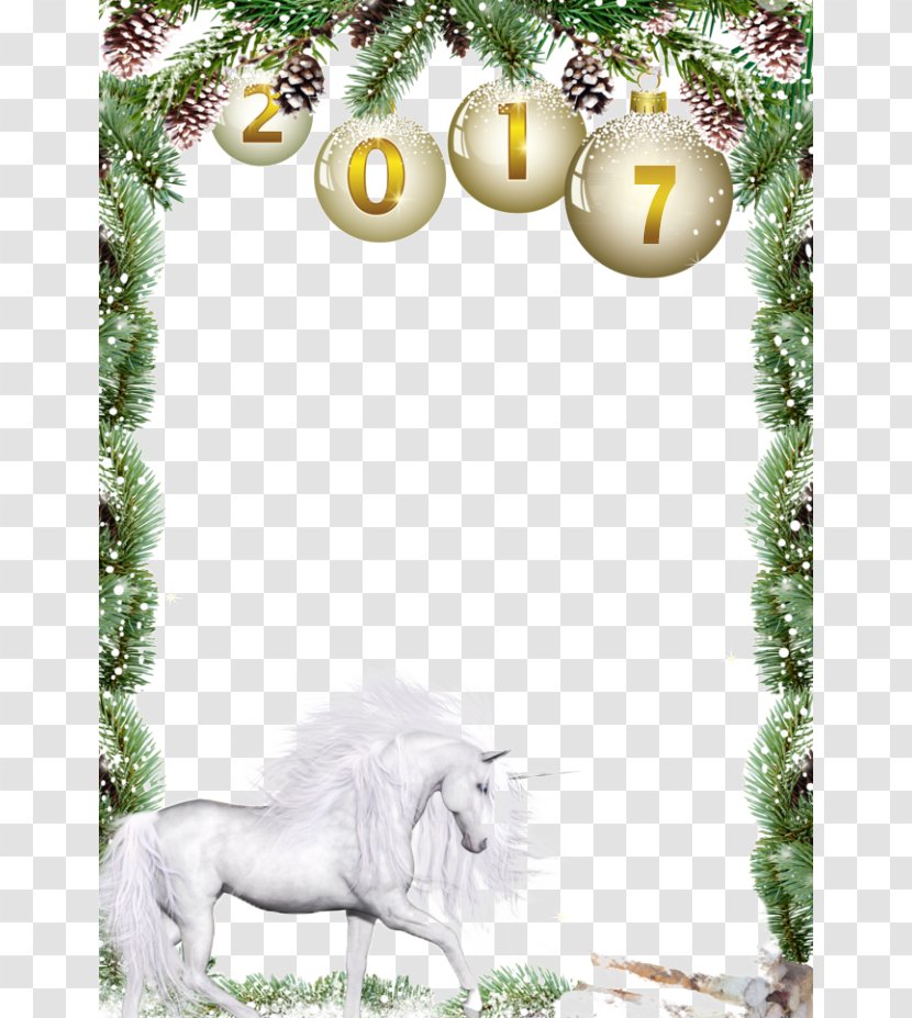Christmas New Year's Day Wallpaper - Year And Border Transparent PNG