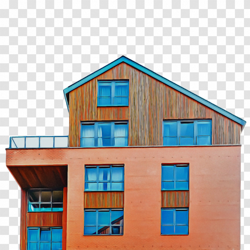 House Facade Architecture Roof Home Transparent PNG