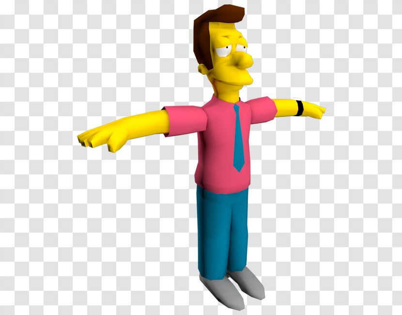 Figurine Finger Product Animated Cartoon Fiction - Hand - Chief Wiggum Transparent PNG