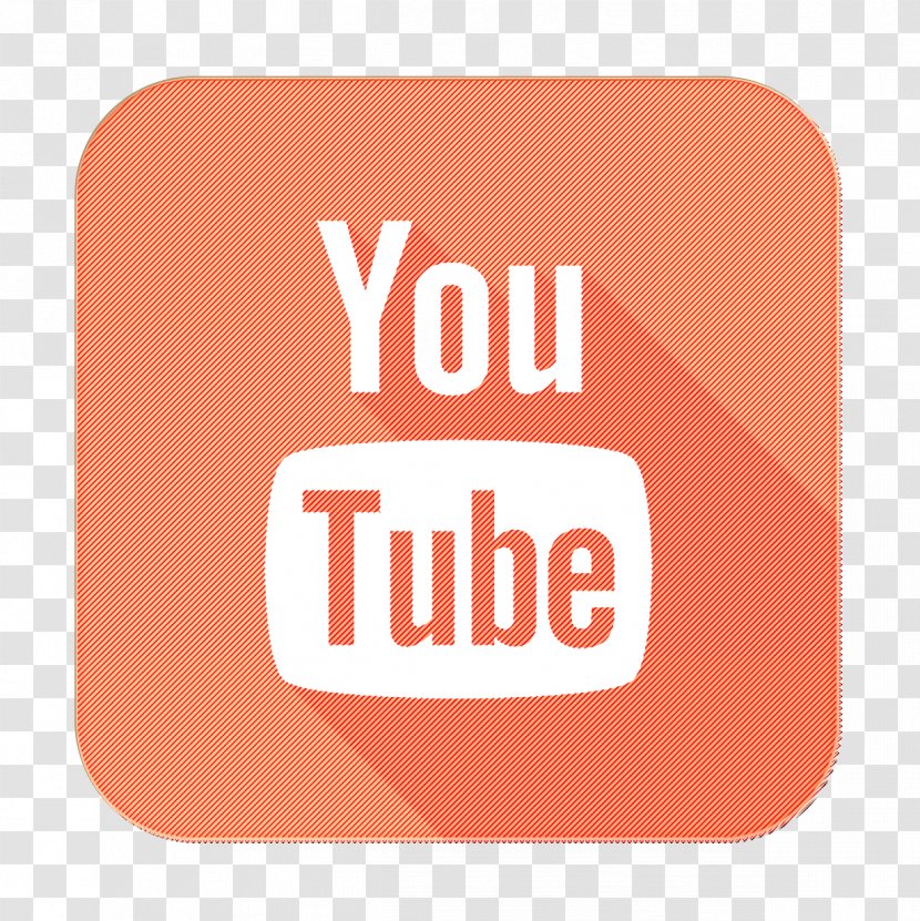 Tube Icon You Youtube - Label - Peach Transparent PNG